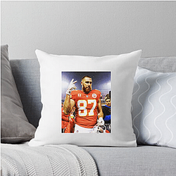 Travis Kelce has appeared on television shows and in ads Travis Kelce Pillows Cover
