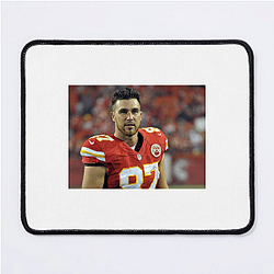 Travis Kelce hosts a podcast with his brother Jason Kelce Travis Kelce Mouse Pads
