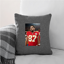 Travis Kelce's position is a tight end Travis Kelce Pillows Cover
