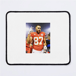 Travis Kelce has appeared on television shows and in ads Travis Kelce Mouse Pads