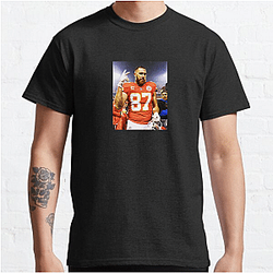 Travis Kelce has appeared on television shows and in ads Travis Kelce T-Shirts