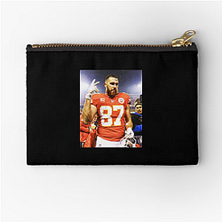 Travis Kelce has appeared on television shows and in ads Travis Kelce Zipper Pouches