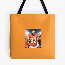 Travis Kelce has appeared on television shows and in ads Travis Kelce Bags