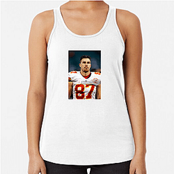 Travis Kelce is a professional American football player Travis Kelce Tank Tops
