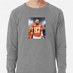 Travis Kelce has appeared on television shows and in ads Travis Kelce Sweatshirts
