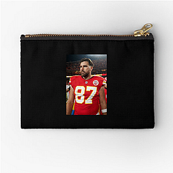 Travis Kelce's position is a tight end Travis Kelce Zipper Pouches
