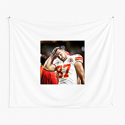 Travis Kelce has won three Super Bowls with his team Travis Kelce Tapestries