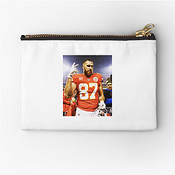 Travis Kelce has appeared on television shows and in ads Travis Kelce Zipper Pouches