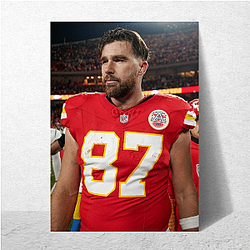 Travis Kelce's position is a tight end Travis Kelce Posters