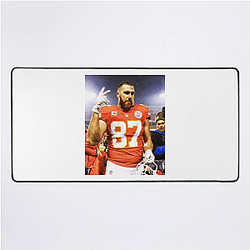 Travis Kelce has appeared on television shows and in ads Travis Kelce Mouse Pads