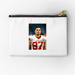 Travis Kelce is a professional American football player Travis Kelce Zipper Pouches