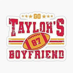 Go Taylor's Boyfriend Travis Kelce 90s Sticker