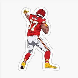 Travis Kelce Art Sticker