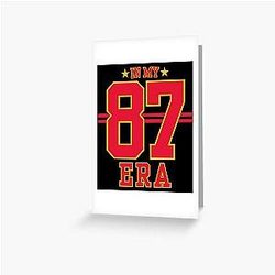 In My 87 Era Taylor Swift Travis Kelce Greeting Card