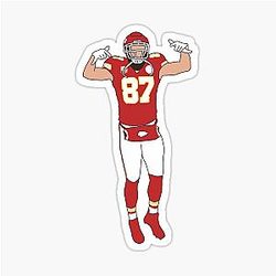 Kansas City Chiefs Travis Kelce Sticker