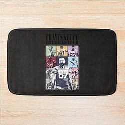 Travis Kelce Pop Art Style Bath Mat