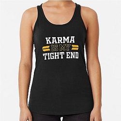 Karma is My Tight End Shirt, Taylor Swift Travis Kelce Shirt, Karma is My Tight End Vintage Unisex Sweatshirt