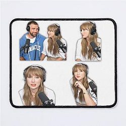 Travis Kelce Taylor Swift Sticker Mouse Pad