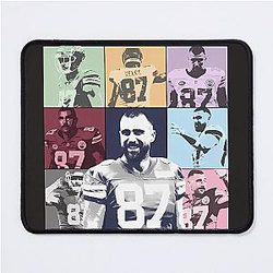 Travis Kelce Pop Art Mouse Pad
