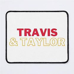Travis Kelce and Taylor Swift Mouse Pad
