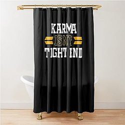 Karma is My Tight End Shirt 
Taylor Swift Travis Kelce Shirt 
Karma is My Tight End Sweatshirt Shower Curtain