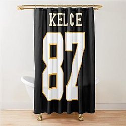 Travis Kelce Football Legend Art Shower Curtain