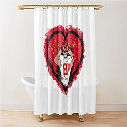 Travis Kelce Celebration Shower Curtain