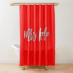 Taylor Swift - Mrs. Travis Kelce Script Shower Curtain