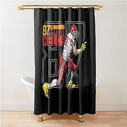 Travis Kelce Bootleg Artwork Shower Curtain