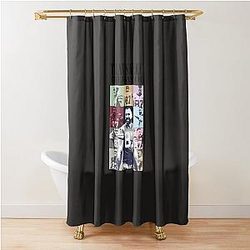 Travis Kelce Pop Art Shower Curtain