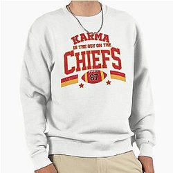 Karma is Travis Kelce Pullover Sweatshirt