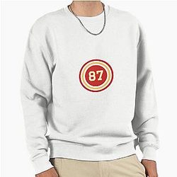 Travis Kelce 87 Jersey Pullover Sweatshirt