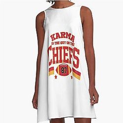Karma is Travis Kelce A-line Dress