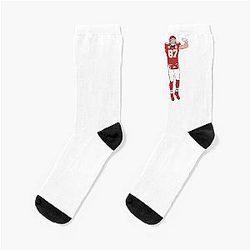 Kansas City Chiefs Travis Kelce Socks
