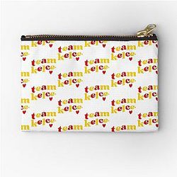 Team Travis Kelce Chiefs Zipper Pouch