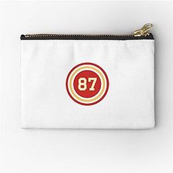 Travis Kelce 87 Jersey Number Pouch