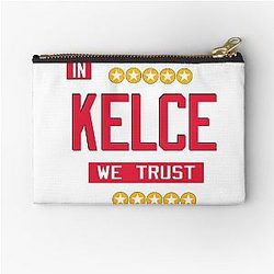 Travis Kelce Kansas City Football Mahomes Christmas Zipper Pouch