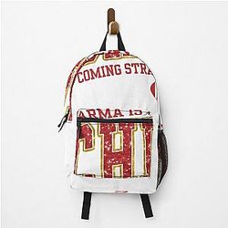 Karma is the guy on the chiefs Travis Kelce backpack