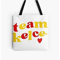 Team Travis Kelce TK 87 Chiefs Tote Bag