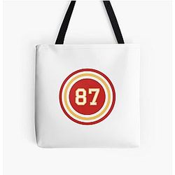Travis Kelce All Over Print Tote Bag
