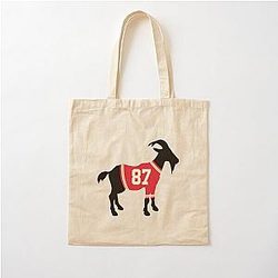 Travis Kelce GOAT Cotton Tote Bag