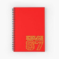 Travis Kelce Kansas City Chiefs When in Doubt Make Plays Spiral Notebook