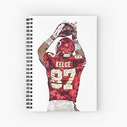 Travis Kelce Spiral Notebook