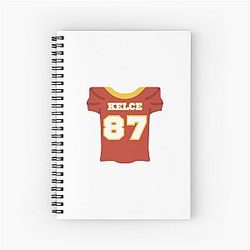 Travis Kelce Spiral Notebook