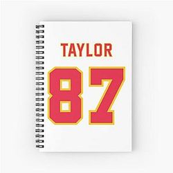Taylor Swift and Travis Kelce Lover Spiral Notebook
