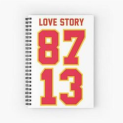 Swift and Kelce Lover Sweatshirt, Swift and Kelce, Travis Kelce Lover Spiral Notebook