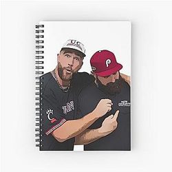 Jason Travis Kelce Spiral Notebook