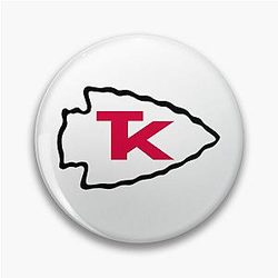 Travis Kelce Chiefs Logo Pin