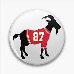 Travis Kelce GOAT Pin