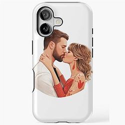 Taylor Swift and Travis Kelce iPhone Case